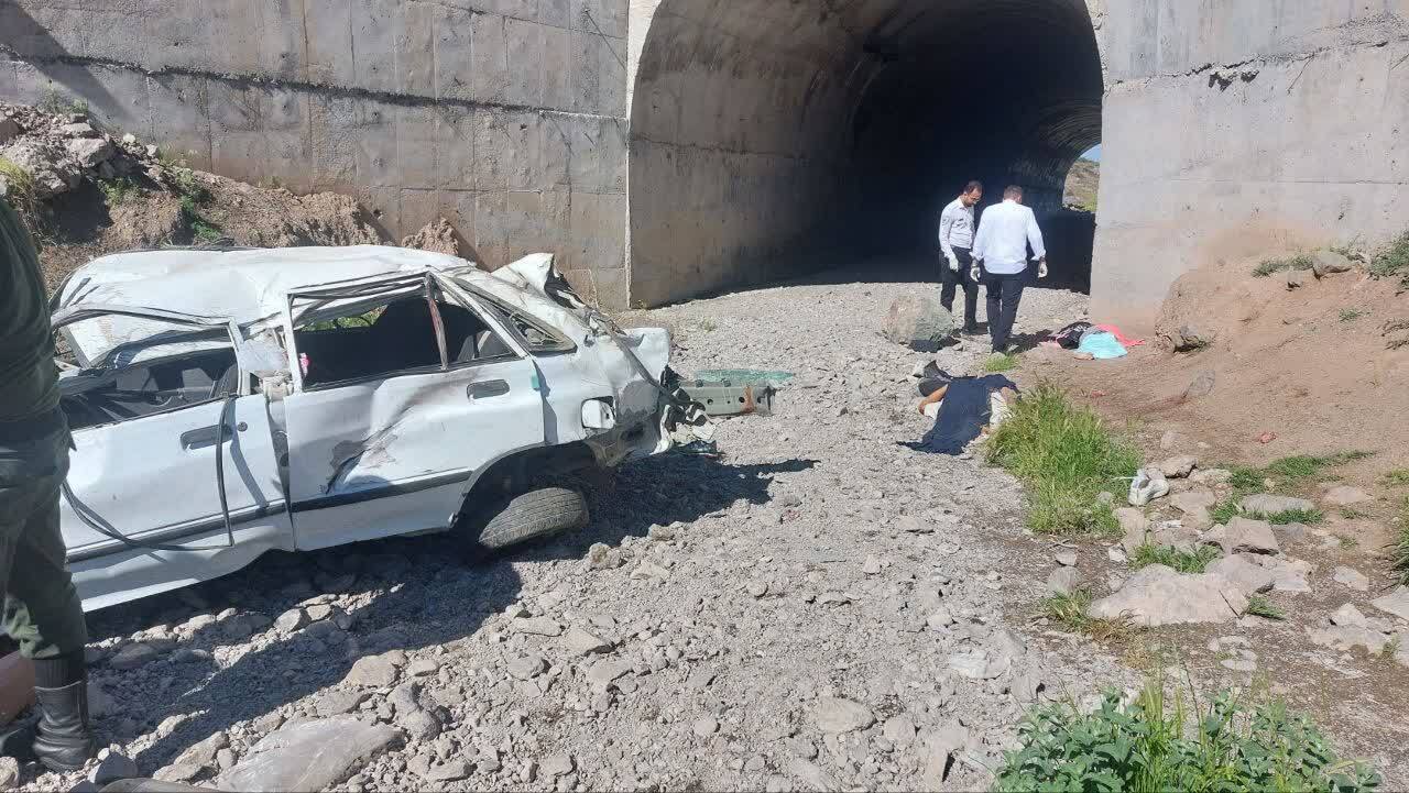 حادثه مرگبار رانندگی در محور رضی - گرمی