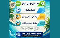 فراخوان نام نویسی علاقمندان در رشته‌های ورزشی دوره تابستانی در کیش